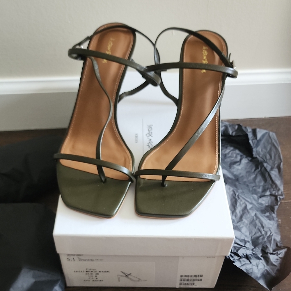 Leather Strappy Sandals